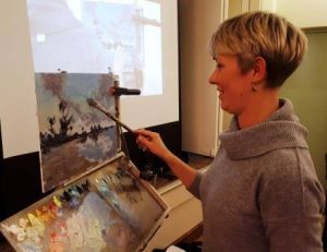 Join Worcester Society of Artists to watch demonstrators like Vicki Norman